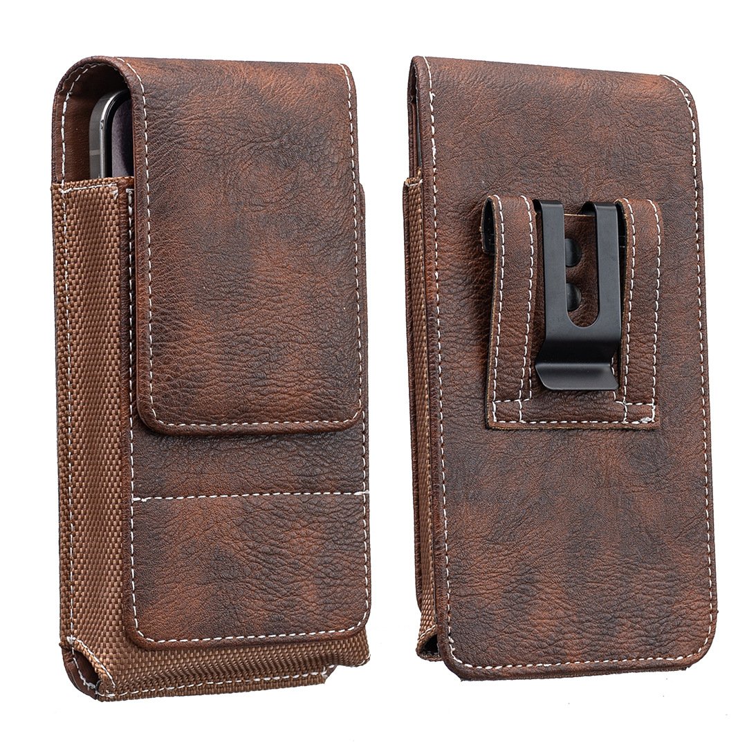 ⚡Big Discount | Waist Belt Cell Phone Pouch 📱 Multi-Pocket Leather Card Holder