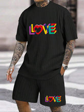 Color Love Letter Print Texture Pattern Large Size Set