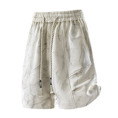 Men's Plus Size Vintage Tie-Dye Shorts Pants L-9XL