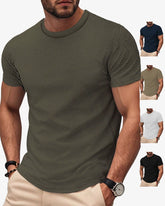 S-3XL Men's Breathable Slim Short-Sleeved T-Shirt Running