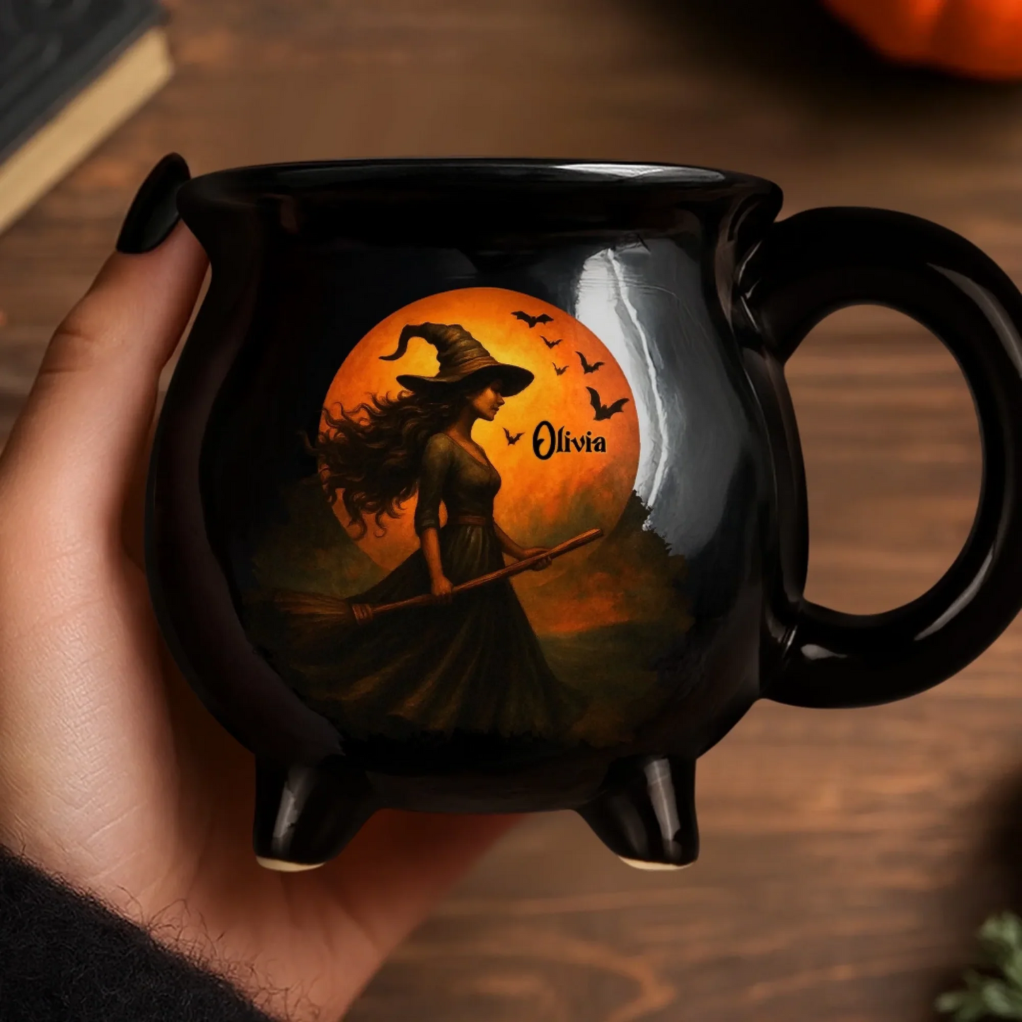 🔥Halloween Early Bird Sale🎃Custom Witch Cauldron Mug — The Ultimate Halloween Brew! 🔮💀☕️