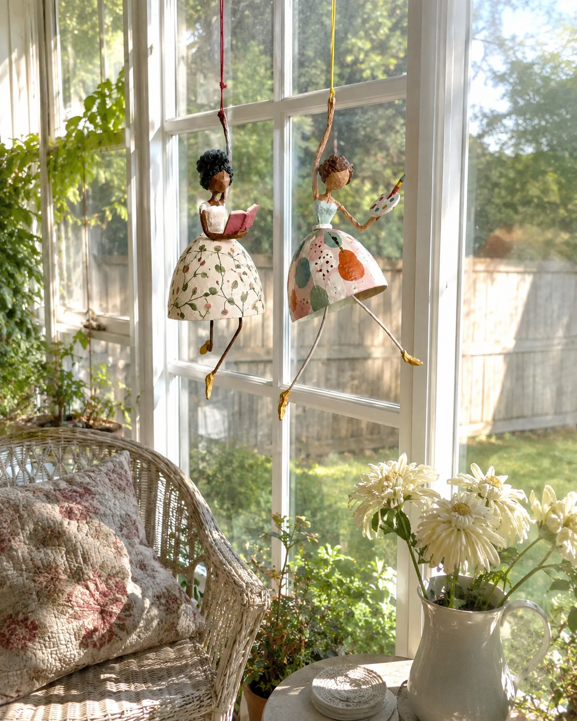 💃🌸Whimsical Dancing Lady Hanging Ornament