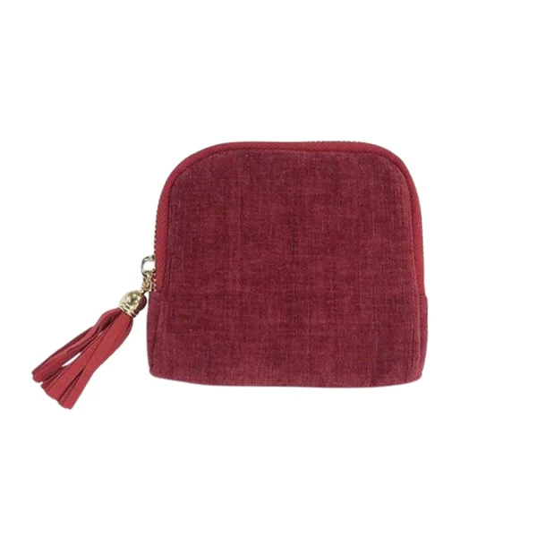 Jewelry Zippered Pocket CaseTravel Jewelry Bag PortableOrganizer