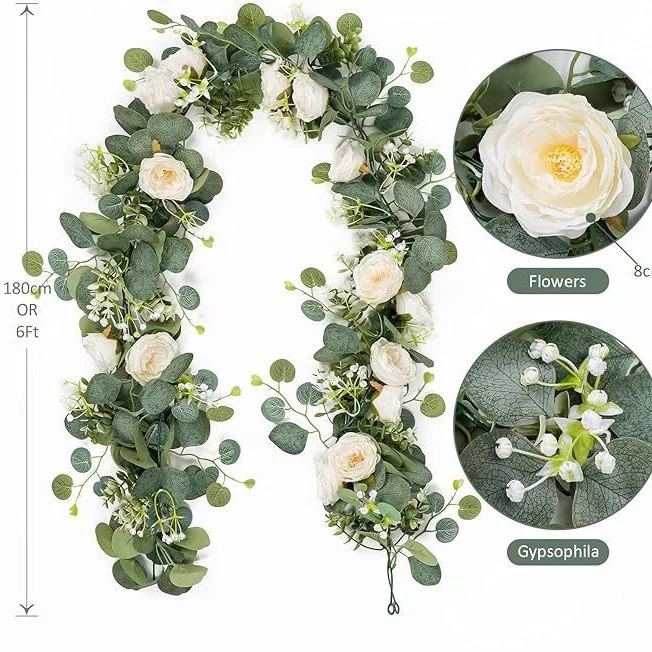 🔥Hot Sale 🌹Artificial Rose Garland Flower Vine