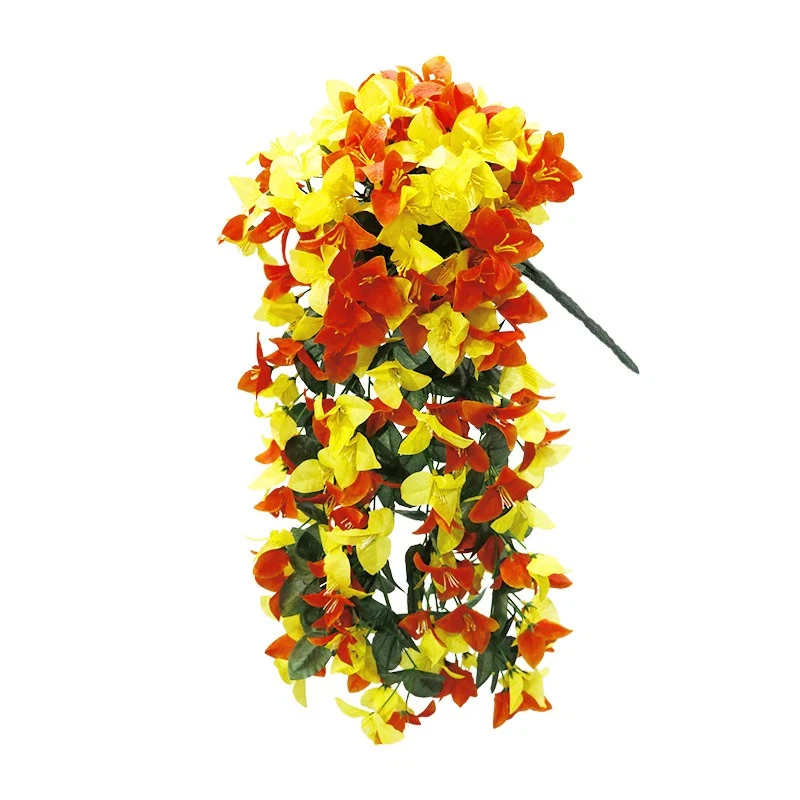 🔥2026 Hot Sale🔥Artificial Bougainvillea Hanging Basket With Trailing Flowers