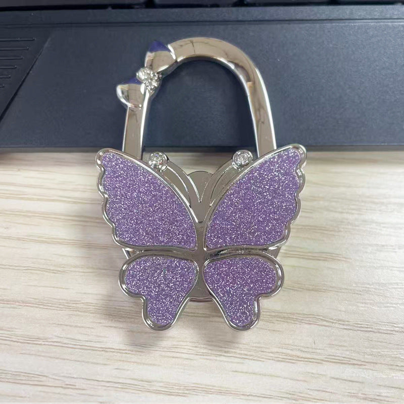Foldable Butterfly Purse Hanger, Portable Table Hook