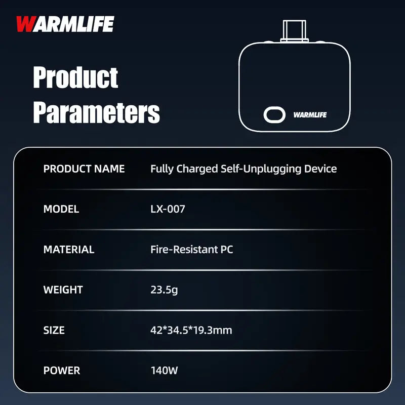 140W Smart Auto Disconnect Battery Guard Anti Overcharge Charger