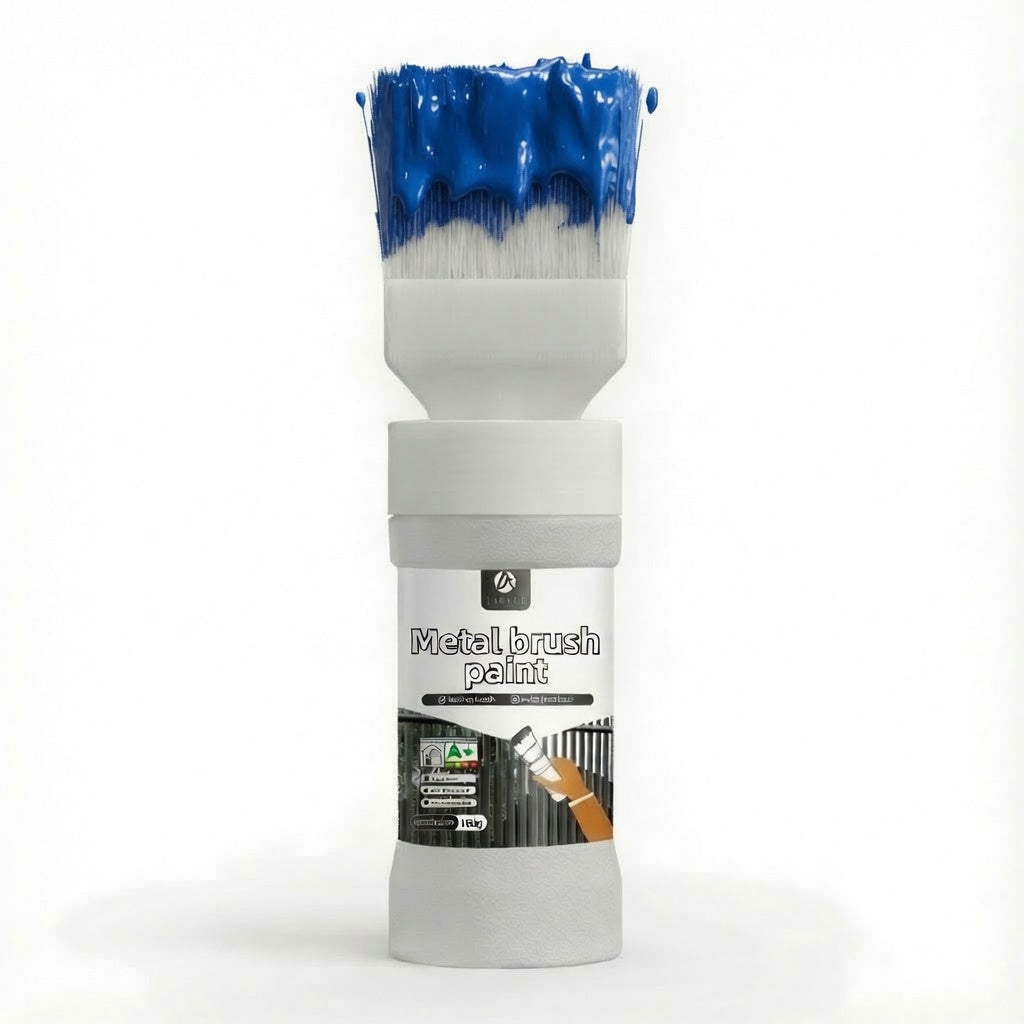 ✨New Arrival✨Water-Based Metallic Silver Paint with Built-in Brush