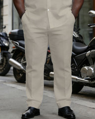 Big & Tall Men's Western Symmetrical Pattern Short Sleeve Shirt Shorts Set