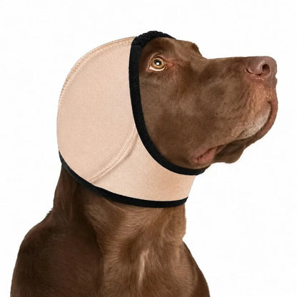 Dog Calming Ear Wraps 🐶 – Noise Cancelling & Waterproof Ear Cover for Anxiety Relief, Fireworks & Bath Protection 💧