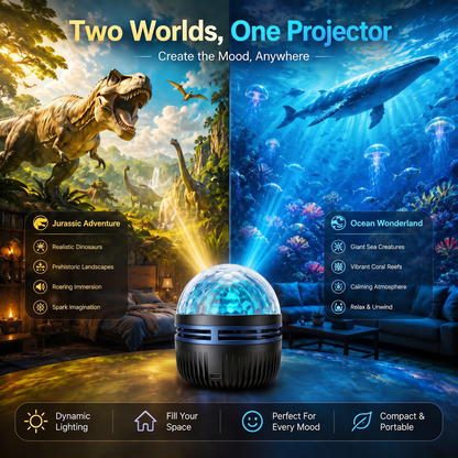 🔥 Limited-Time Offer! 50% OFF TODAY! 360° Smart Holographic Star Projector – HD 5D Dynamic Galaxy Experience