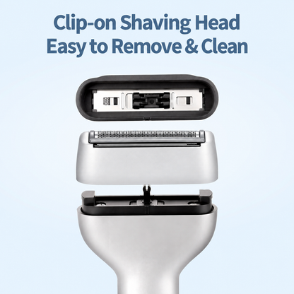 ??Men's Rechargeable Foil Electric Shaver ???¨C Efficient Close Shaving, Cordless Portable Wet & Dry Beard Razor for Daily Grooming