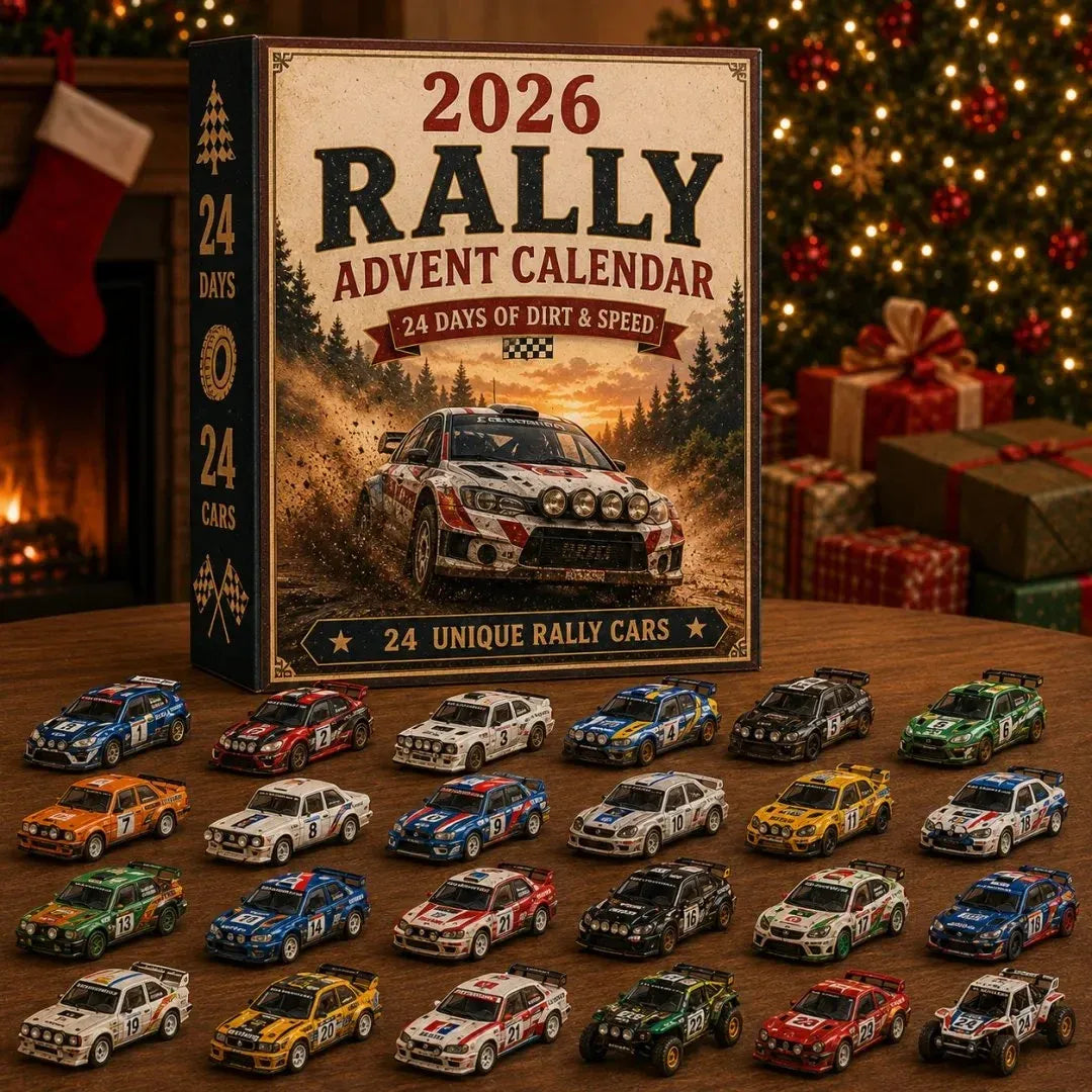 🏎️ 2026 Rally Advent Calendar – 24 days of speed & action, 24 rally cars to collect