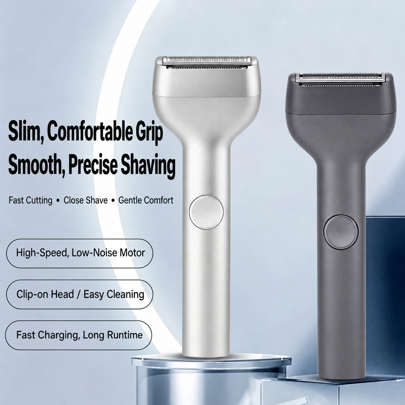 ??Men's Rechargeable Foil Electric Shaver ???¨C Efficient Close Shaving, Cordless Portable Wet & Dry Beard Razor for Daily Grooming