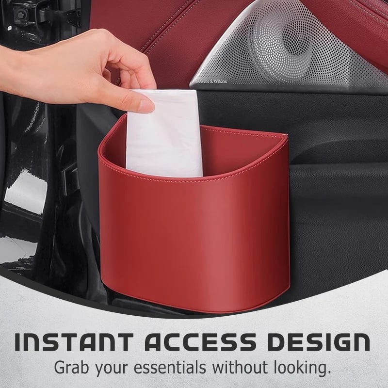 💞50K+ SOLD!🚗 Leather Car Door Cup Holder – Wide‐mouth opening, easy reach for drinks & phone. Clip‐on secure fit. PU leather, tough & stylish. 🛡️✨