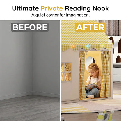 🏠✨ Kids Indoor Play Tent Castle – Cozy Playhouse for Imaginative Fun