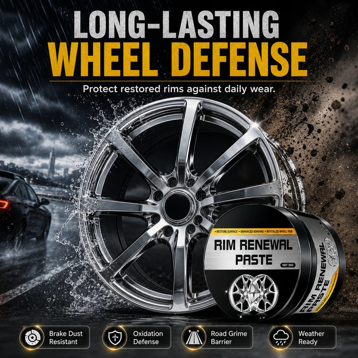 🤩2026 HOT SALE😎50K+ SOLD! All-in-One Wheel Care & Restoration Paste
