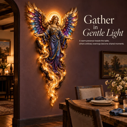 ✝️ Heavenly Radiance™ Lighted Angel Wall Sculpture ✨