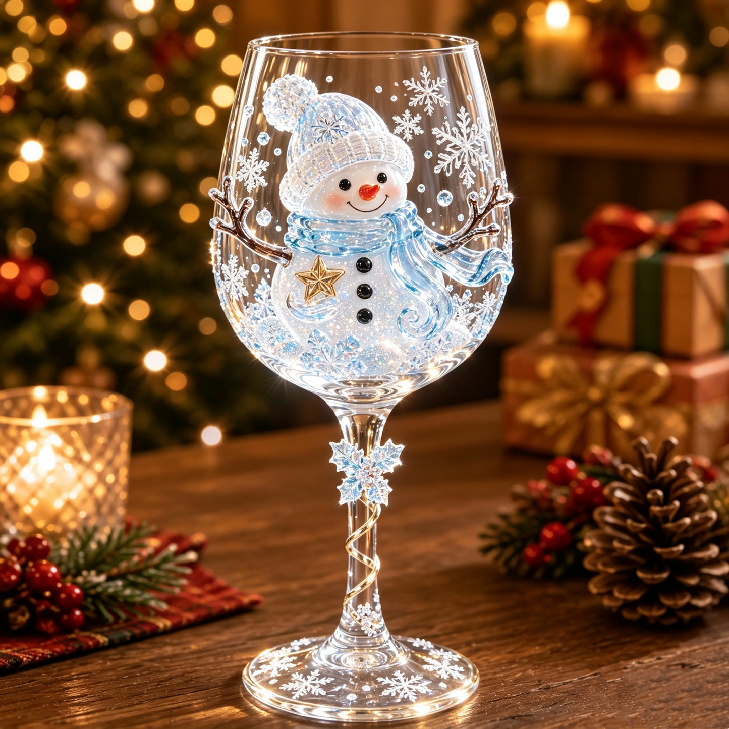 🔥🎁Christmas  Wine Glass Collection Gift Box Set✨
