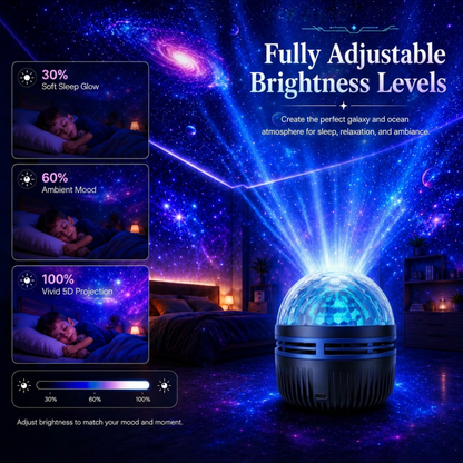 🔥 Limited-Time Offer! 50% OFF TODAY! 360° Smart Holographic Star Projector – HD 5D Dynamic Galaxy Experience