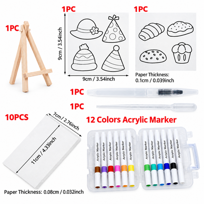 🎄Special Surprise Offer 🎁Buy 3 Get 2 Free!🔮Master the magic of painting!👩‍🎨Foam Texture Painting Paper🎁