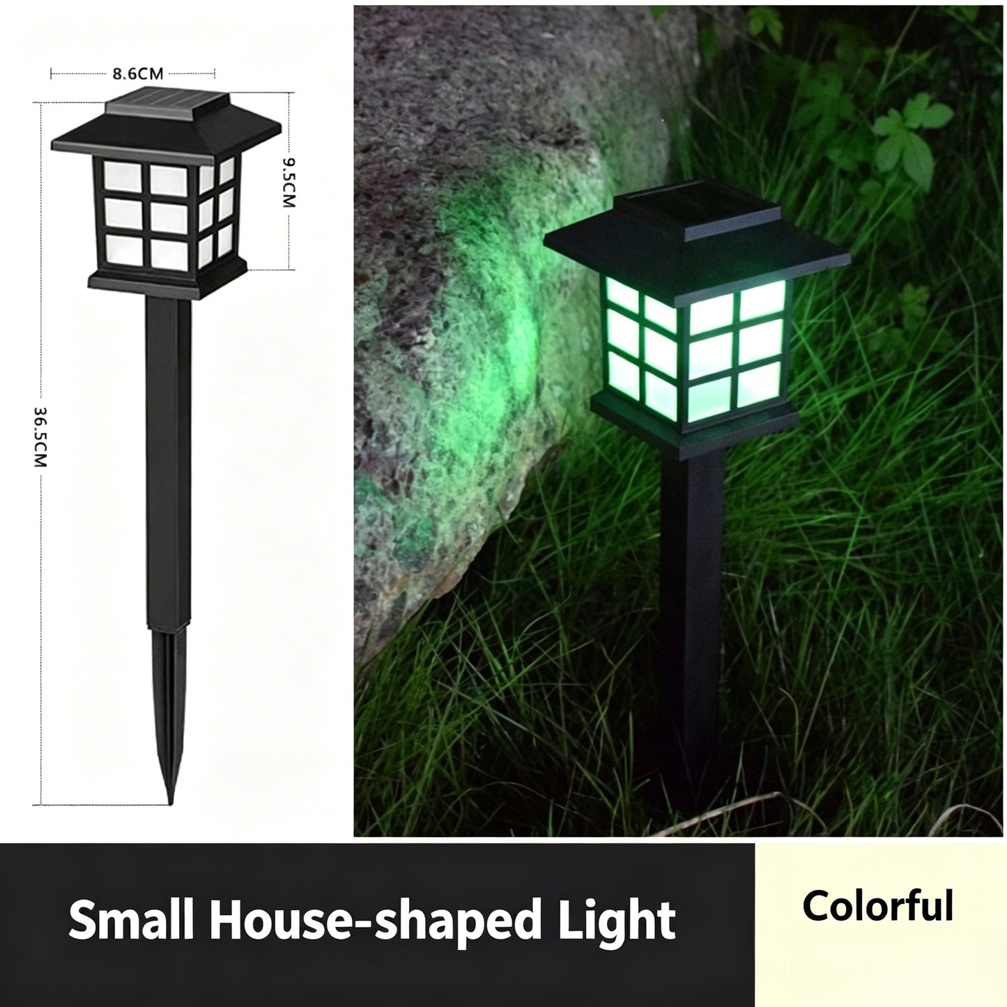 Waterproof Mini Solar Ground Light For Lawn & Garden