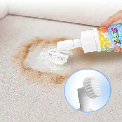 💖HOT SALE BUY 2 GET 1 FREE!!💖Clean Magic Foam Cleaner for Carpets & Upholstery – Pet Stain & Odour Remover with Cleaning Brush🧼🪄