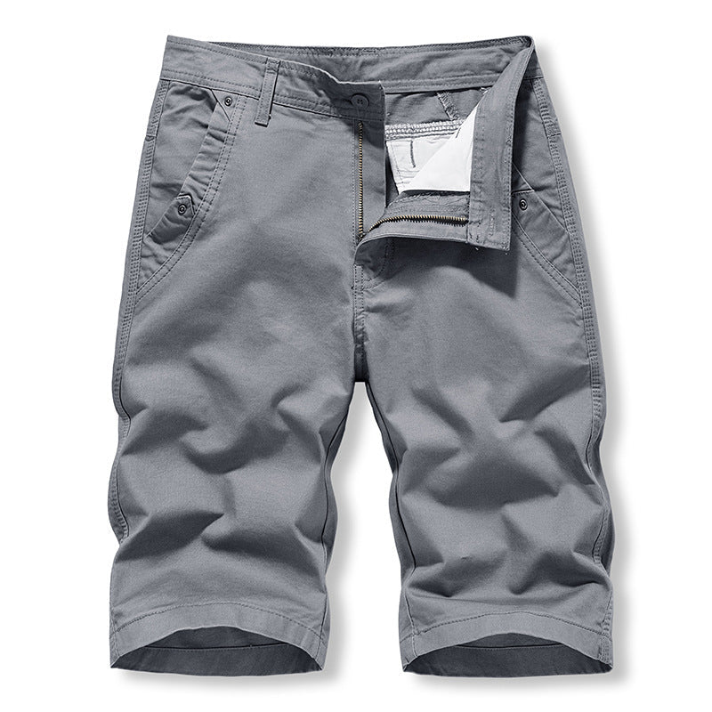 Big & Tall Men's Washed Solid Color Six-point Overalls