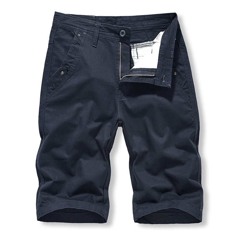 Big & Tall Men's Washed Solid Color Six-point Overalls