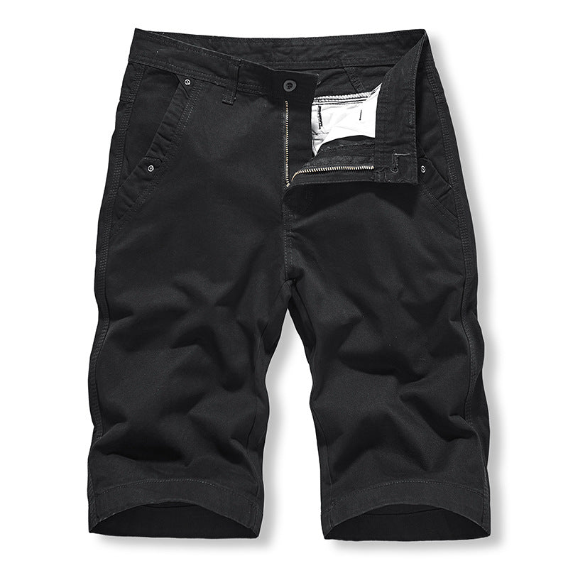 Big & Tall Men's Washed Solid Color Six-point Overalls