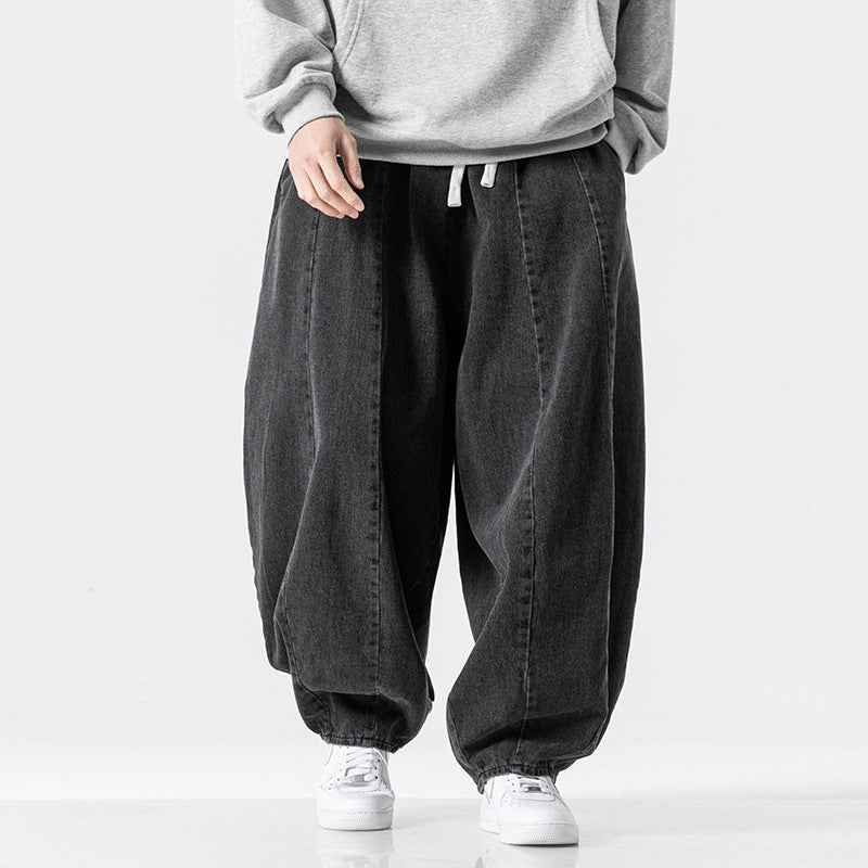 Japanese Retro Harlan Straight Denim Pants