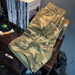 Large Size Men's Camouflage Workwear Casual Shorts Straight Loose Shorts Summer Middle Pants