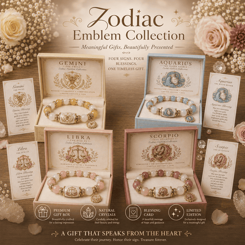 🔥🔥Limited Edition💫 12 Zodiac Bracelet – Natural Chalcedony, Your Sign, Your Energy