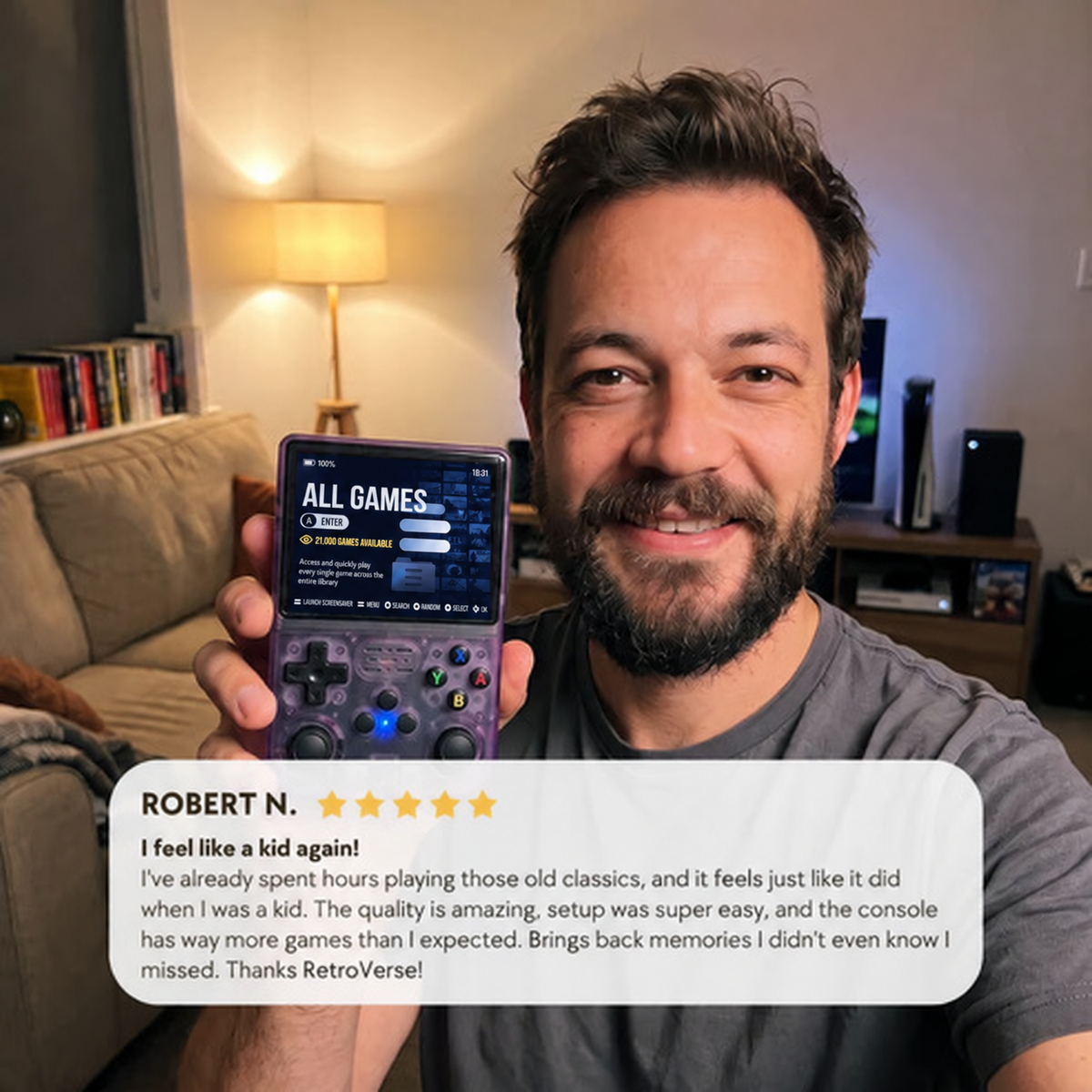 Trysoviren Pro 2.0 — R36S Retro Handheld Console