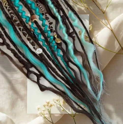 🔥 Limited-Time 50% OFF! 🎉 Elastic Dread Ponytail – Boho Chic Style