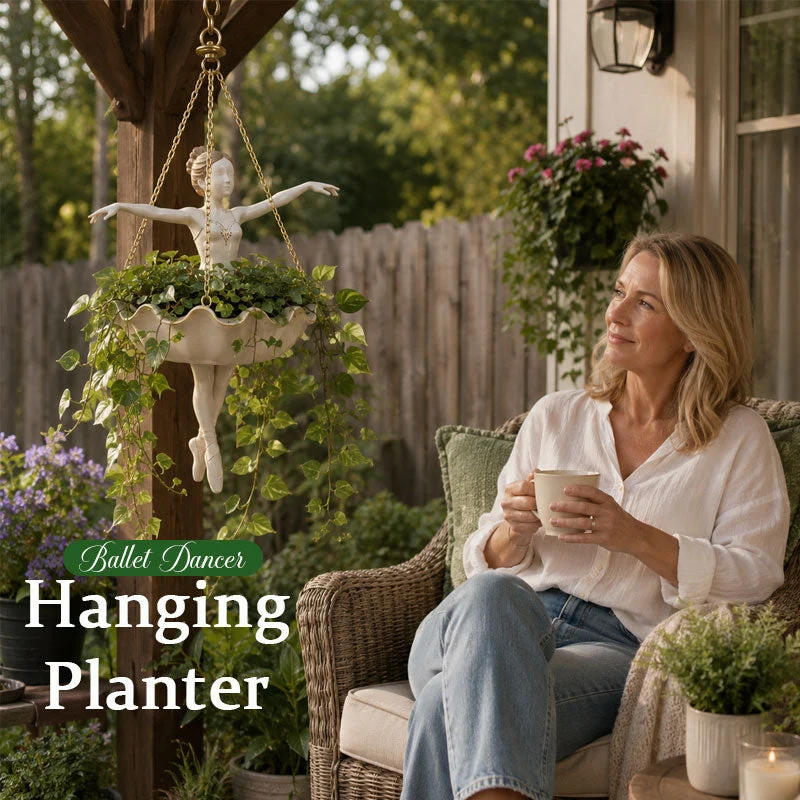 ✨ Limited Stock Available 🩰 Ballet Dancer Hanging Planter – Artistic Garden Décor & Flower Display