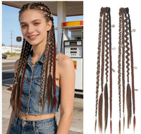🤎 Brown & Black 3-Strand Braid