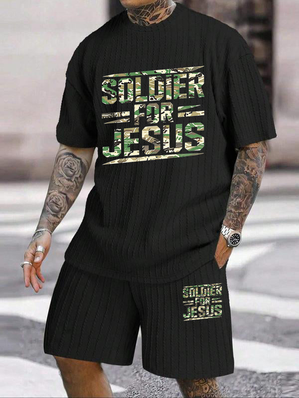 "Soldier For Jesus" Camouflage Color Texture Large Size Set