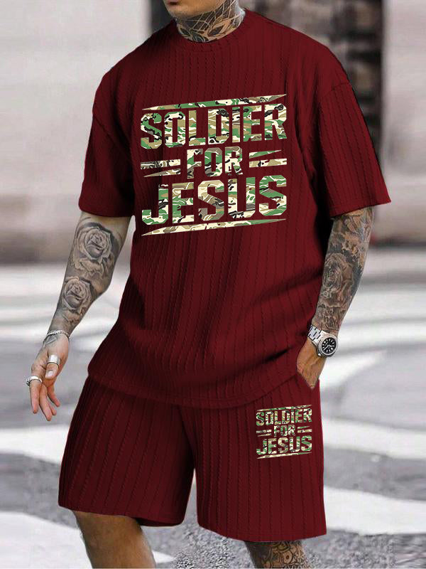 "Soldier For Jesus" Camouflage Color Texture Large Size Set