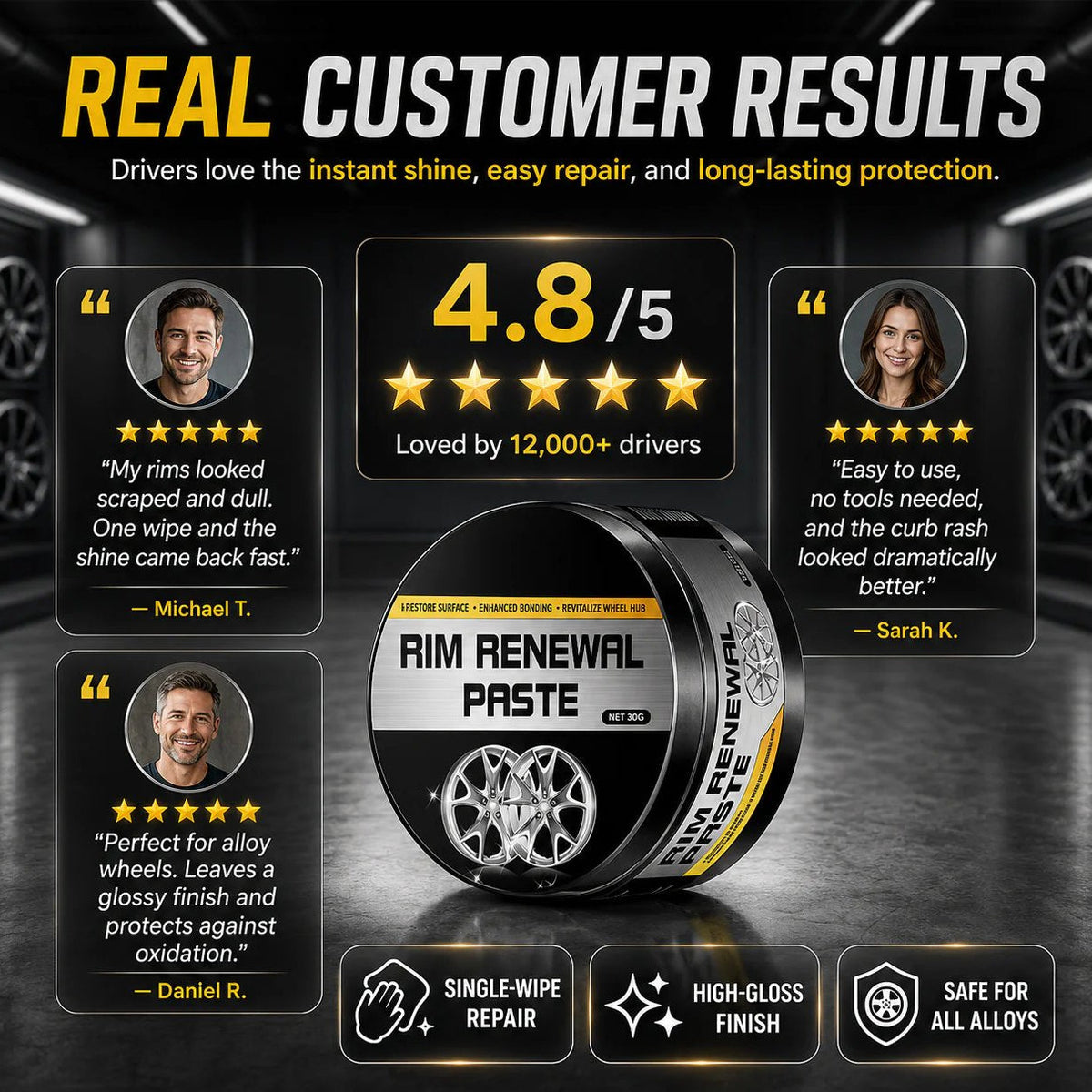 🤩2026 HOT SALE😎50K+ SOLD! All-in-One Wheel Care & Restoration Paste