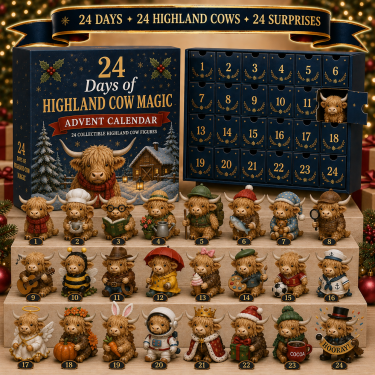 🐮🎄 24 Days of Highland Cow Magic Advent Calendar