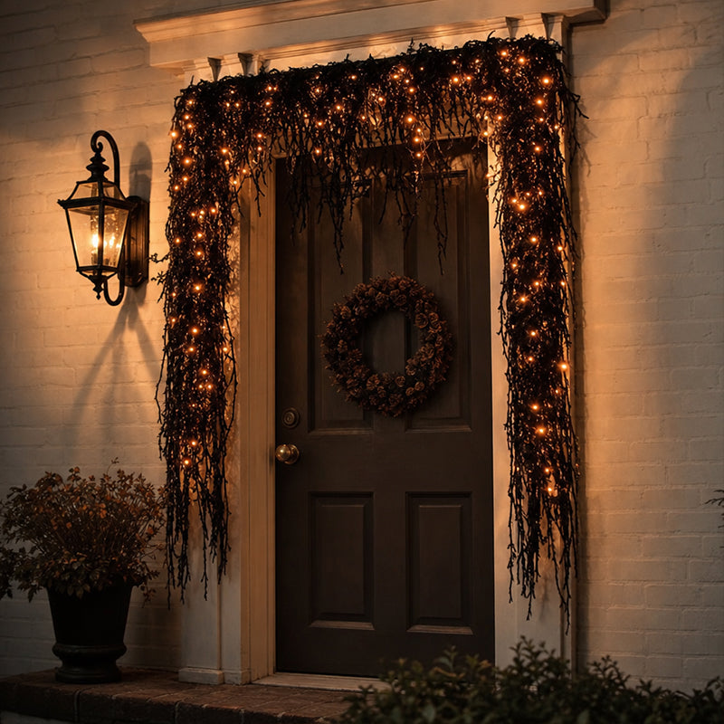 👻New Arrivals🎃 Spooky Chic: Halloween Fireplace Decor Set 👻