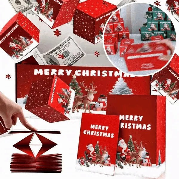 🎄 Christmas Pop-Up Surprise Gift Box Set