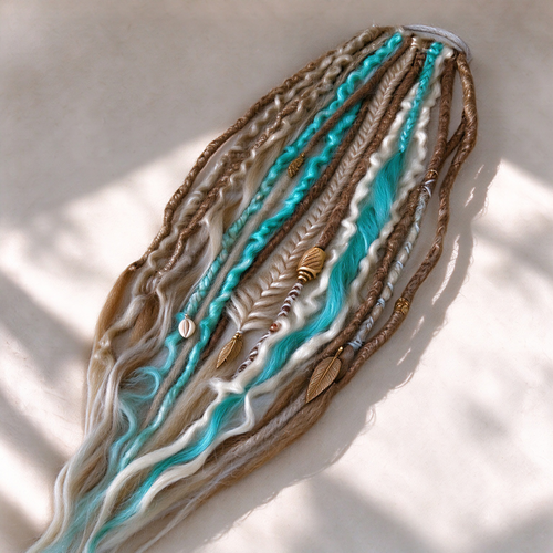 🔥 Limited-Time 50% OFF! 🎉 Elastic Dread Ponytail – Boho Chic Style