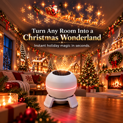 🎅 Turn Any Room Into a Christmas Wonderland – Holiday Projection Night Light