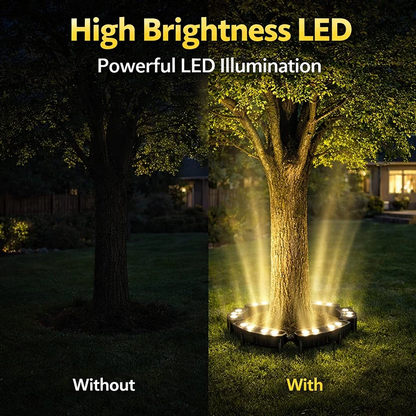 LED Ring Tree Light(Single Piece) | Outdoor Waterproof Landscape Spotlight