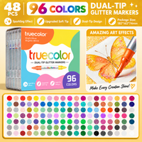 👍96 Colors / 48 Markers💥💥Great Deal