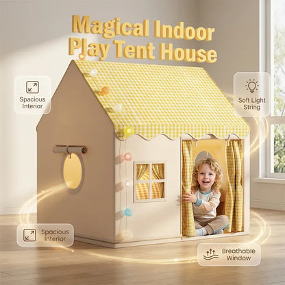🏠✨ Kids Indoor Play Tent Castle – Cozy Playhouse for Imaginative Fun