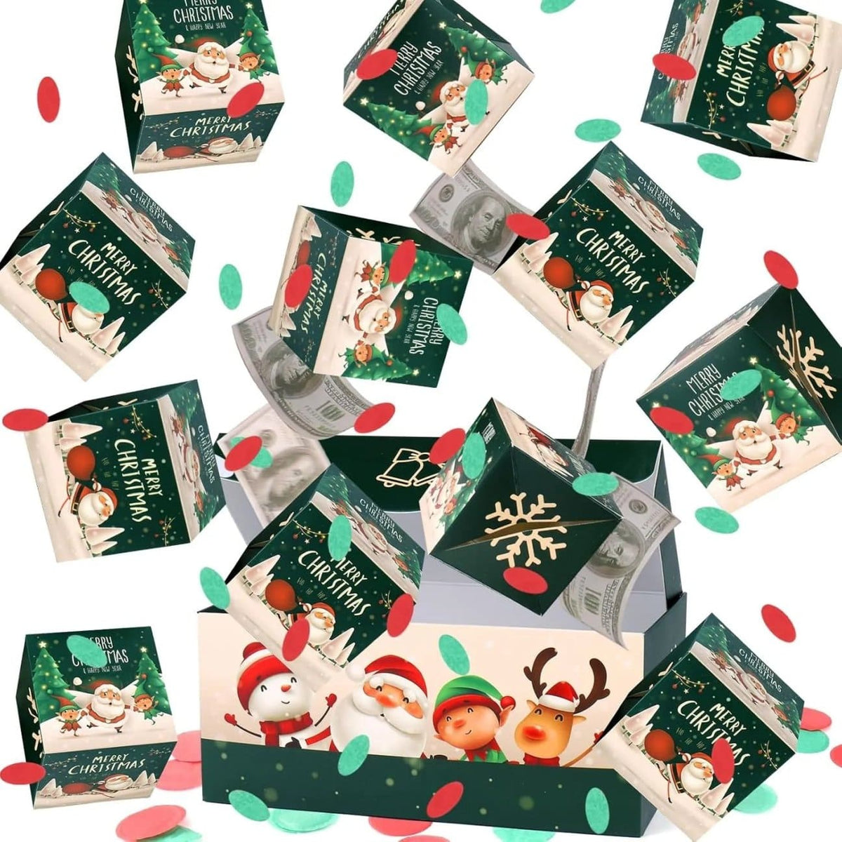 🎄 Christmas Pop-Up Surprise Gift Box Set