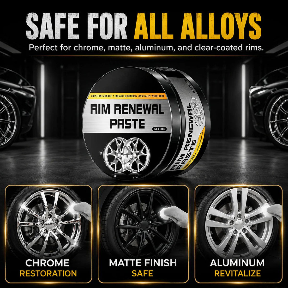 🤩2026 HOT SALE😎50K+ SOLD! All-in-One Wheel Care & Restoration Paste